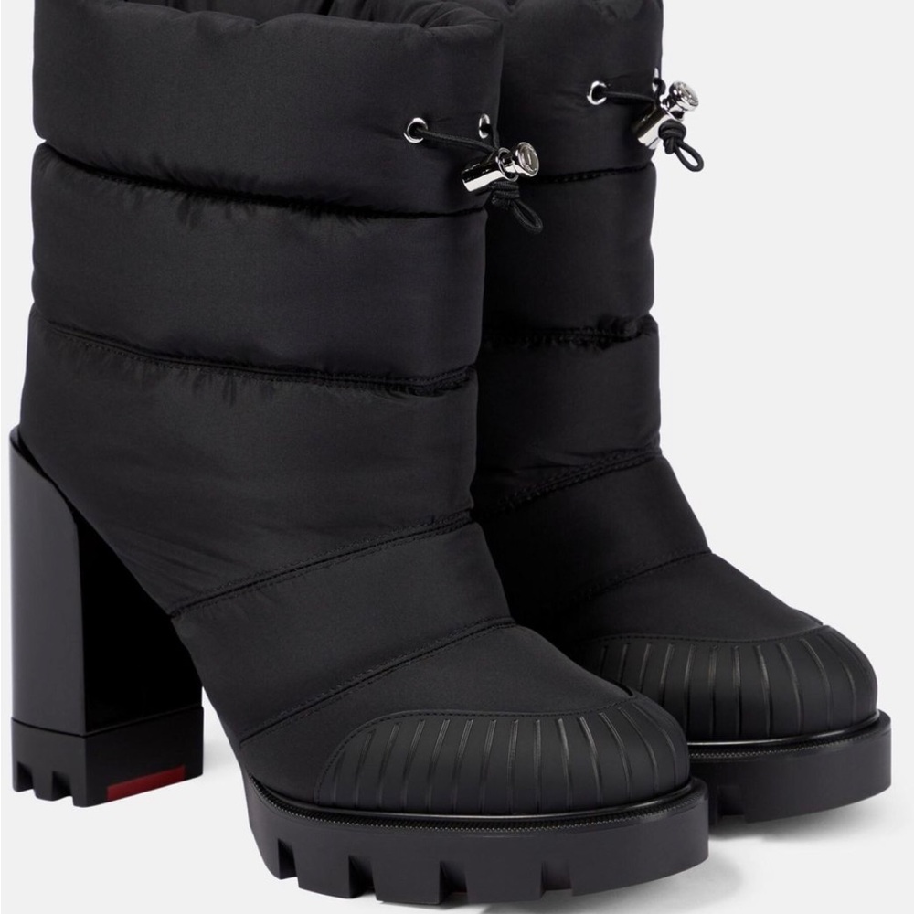 BRAND NEW CHRISTIAN LOUBOUTIN
Oriona 100 rubber-trimmed quilted padded shell - Picture 2 of 8